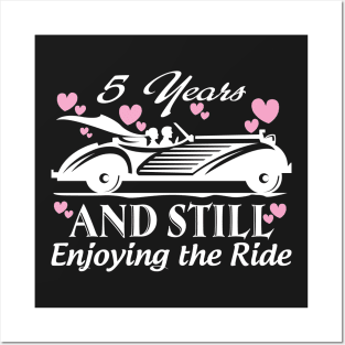 Anniversary Gift 5 years Wedding Marriage Posters and Art